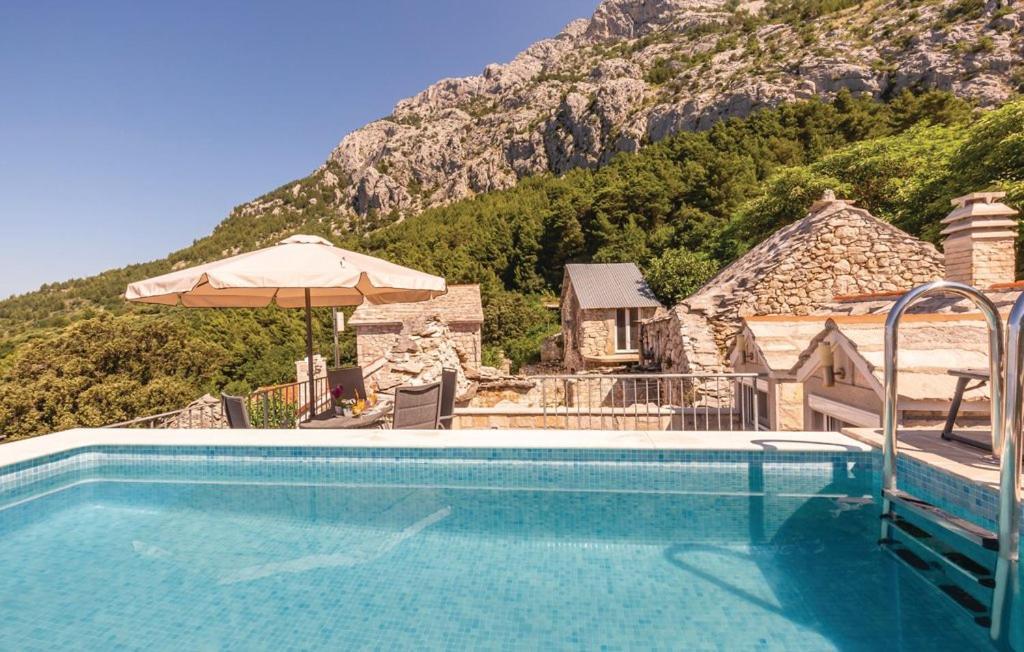Villa Kristina - Ferienhaus Baska Voda - Topici, Private Outdoor Swimmingpool, Wifi Eksteriør bilde